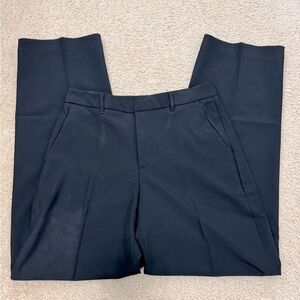 Banana Republic Sculpted Straight Leg High Rise Black Pants Sz 0P EUC